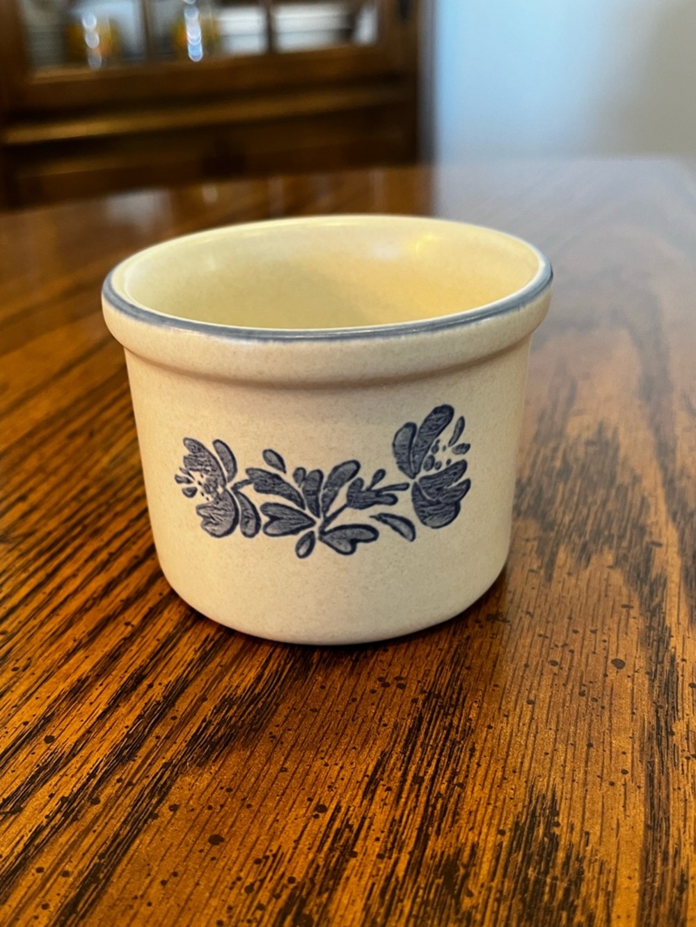 Pfaltzgraff Blue Floral Ceramic Ramekin/Dip Bowl